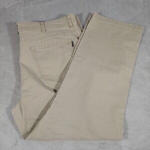Swiss Tech Chino Pants Men 42x30 Khaki Beige Durable Work Preppy‎ Comfort Casual